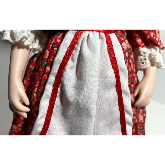 Alice New Jersey Franklin Heirloom Doll Little Maids 13 Colonies Porcelain 1984 - Picture 8 of 12